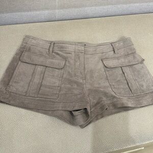 BCBG faux suede cargo shorts excellent condition